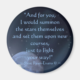 "ROEP DE STERREN" Romance magneten