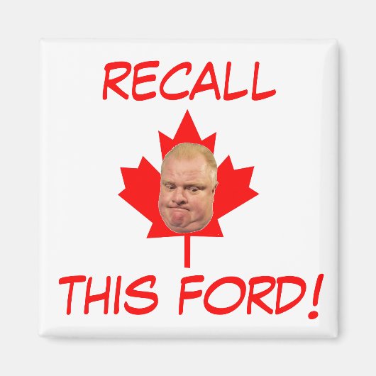 Roep deze Ford! Magneet (Voorkant)