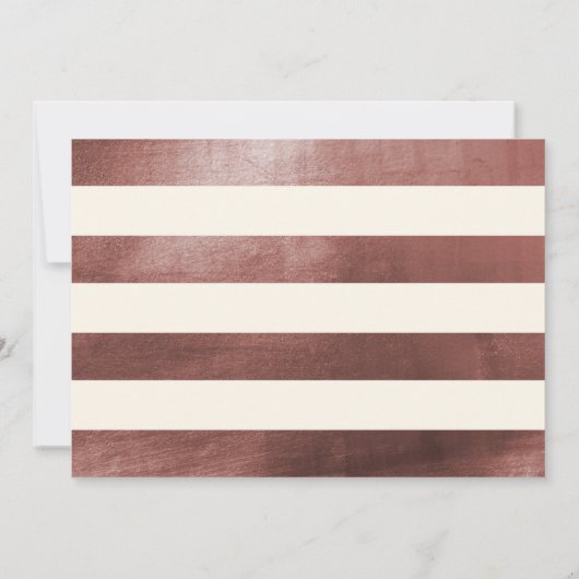 Roep- en Roos Gold Script Enterprise Party Kaart (Achterkant)