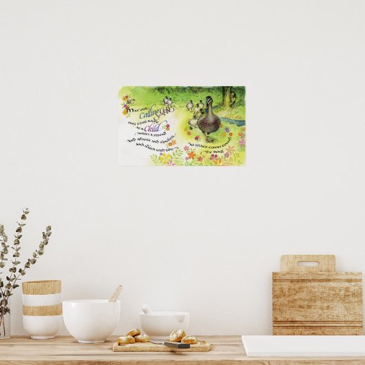 Roep God, 20 x 12,5 inch, afdrukken Poster (Keuken)