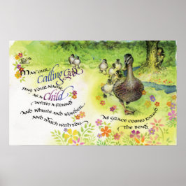 Roep God, 20 x 12,5 inch, afdrukken Poster