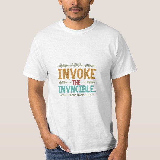 Roep het Onoverwinnelijke aan T-shirt (Voorkant)