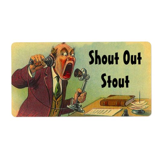 Roep Homebrew Bottling Home Brew Labels (Voorkant)