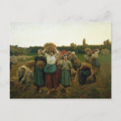 Roep in de Gleaners, 1859 Briefkaart (Voorkant)