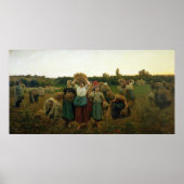 Roep in de Gleaners, 1859 Poster (Voorkant)