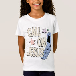 Roep Jezus aan - Retro Faith Design T-shirt