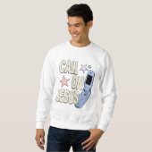 Roep Jezus aan - Retro Faith Design Trui (Voorkant volledig)