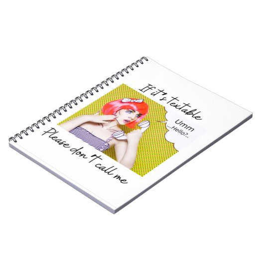 Roep me niet, Ontwerp Notitieboek (Linkerzijde)