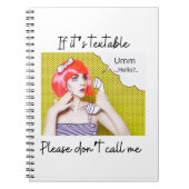 Roep me niet, Ontwerp Notitieboek (Voorkant)