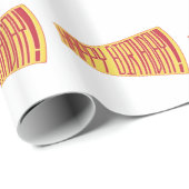 Roep Mega Phone Happy Birthday wrapping papier (Rol Hoek)