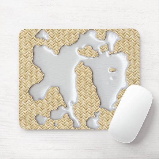 Roep niet over gemorste melk! muismat (Met muis)