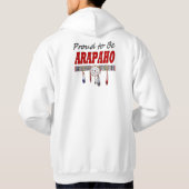 Roep om Arapaho Adult Hooded Sweatshirt te worden (Achterkant)