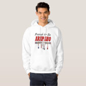 Roep om Arapaho Adult Hooded Sweatshirt te worden (Voorkant volledig)