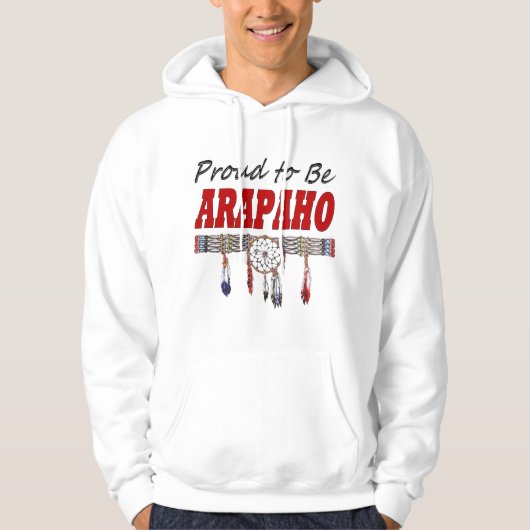 Roep om Arapaho Adult Hooded Sweatshirt te worden (Voorkant)