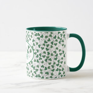 Roep om de Ierse Groene Shamrocks te zijn op White Mok