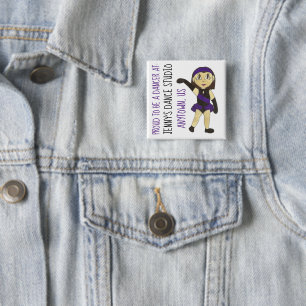 Roep om een danser te zijn Gepersonaliseerd Dance Vierkante Button 5,1 Cm