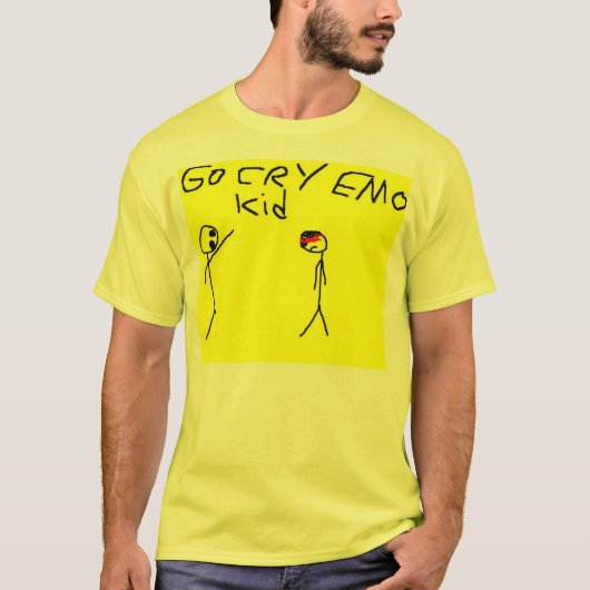 roep om emo kind t-shirt (Voorkant)