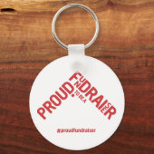 Roep om fundraiser te zijn sleutelhanger (Voorkant)