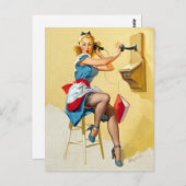 Roep omhoog briefkaart (Voorkant / Achterkant)