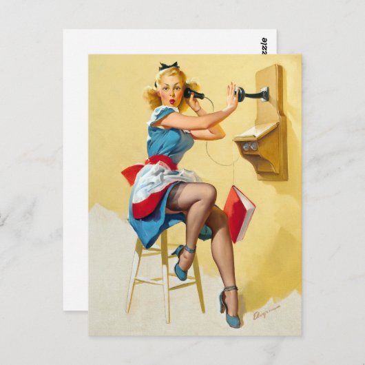 Roep omhoog briefkaart (Voorkant / Achterkant)