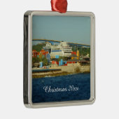 Roep op Curacao Dated Metalen Ornament (Rechts)