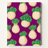 Roep Retro Kleurrijk Gepersonaliseerd Patroon Notitieboek (Achterkant)