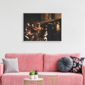 Roep Saint Matthew door Caravaggio Canvas Afdruk (Insitu (Woonkamer))