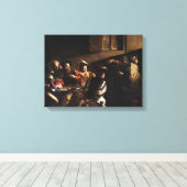 Roep Saint Matthew door Caravaggio Canvas Afdruk (Insitu (Houten vloer))