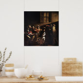 Roep Saint Matthew door Caravaggio Poster (Keuken)