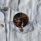 Roep Saint Matthew door Caravaggio Ronde Button 7,6 Cm (In situ)