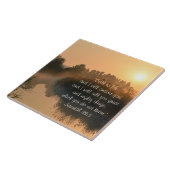 Roep tot Mij, Bijbelvers Jeremia 33:3 Keramische T Tegeltje (Zijkant)