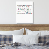 Roep tot Mij Canvas Afdruk (Insitu (Slaapkamer))