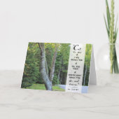 Roep tot Mij en Ik zal antwoorden - Schriftgedeelt Bedankkaart (Voorkant)