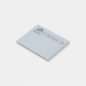 Roep uit voor advocaten 4x3 post-it® notes (Schuin)