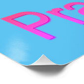 Roep uit voor de Button van verpleegkundigen Perfect Poster (Hoek)