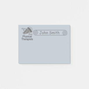 Roep uit voor fysiotherapeuten 4x3 post-it® notes