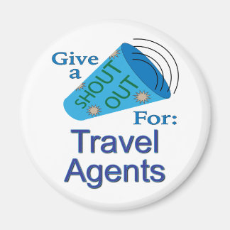 Roep uit voor reisbureaus magneet