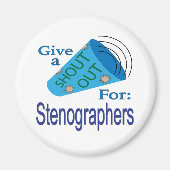 Roep uit voor Stenografen Magneet (Voorkant)