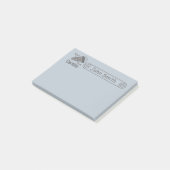 Roep uit voor tandartsen 4x3 post-it® notes (Schuin)