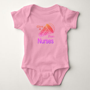 Roep uit voor verpleegkundigen Baby Bodysuit