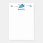 Roep uit voor voetgangers post-it® notes (Voorkant)