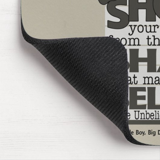 Roep van de daken muismat (Hoek)