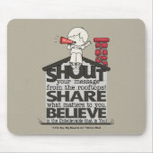 Roep van de daken muismat (Voorkant)