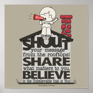 Roep van de daken poster