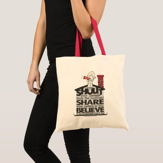 Roep van de daken tote bag (Voorkant (product))