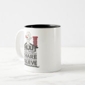 Roep van de daken tweekleurige koffiemok (Voorkant links)