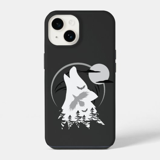Roep van de wilde.b iPhone hoesje (Achterkant)