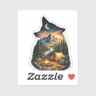 Roep-van-de-Wilde-Campingavontuur Sticker