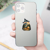 Roep-van-de-Wilde-Campingavontuur Sticker (Telefoon)