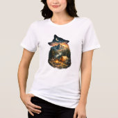 Roep-van-de-Wilde-Campingavontuur Tri-Blend Shirt (Voorkant)